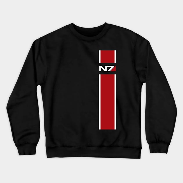 Mass Effect N7 Crewneck Sweatshirt by RoguesWorldDesigns